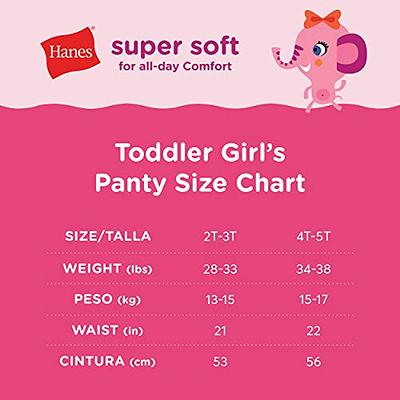  Hanes baby girls Toddler 10-pack Pure Comfort