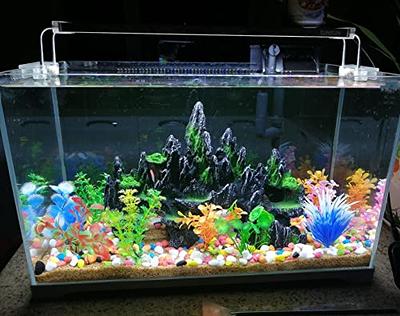 AWXZOM Extra Large Aquarium Decorations, Big Mountain View Aquarium  Ornaments, Large Fish Tank Decorations, Come with 1 Little Diver and 2X  4inch Aquarium Plastic Plants (Extra Large Mountain) - Yahoo Shopping