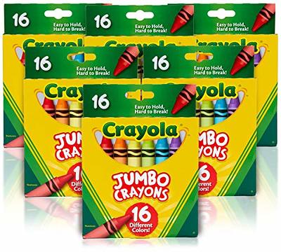 Mess Free Crayons for Toddlers, 12 Colors Baby's First Washable Jumbo  Crayons with 108 FREE Coloring Books PDF Pages, Big Large Crayons for Kids