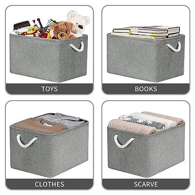 KITCSTI Storage Baskets for Organizing Fabric Storage Bins 16.5