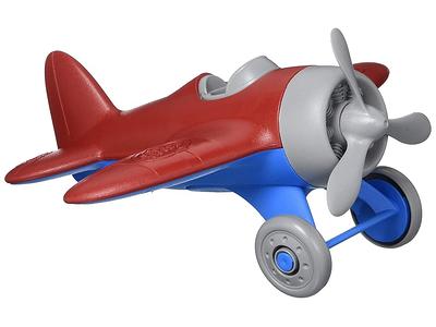 Green Toys Disney Baby Exclusive Mickey Mouse Seaplane, Blue/Red - Pretend Play, Motor Skills, Kids Bath Toy Floating Vehicle. No BPA, Phthalates, PVC