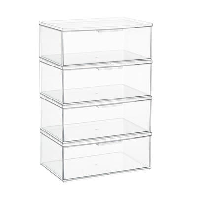 The Home Edit Everything Large Drawer Clear Plastic Storage Bin, Cabinet  Organizer, 10 x 10 x 6 