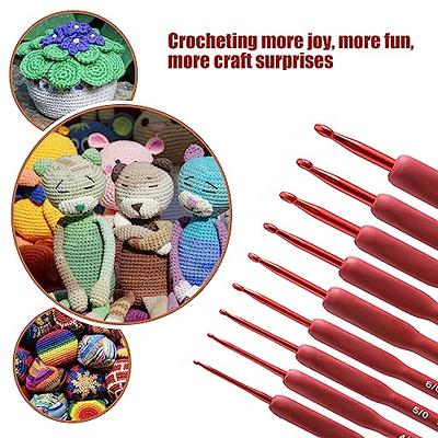 Dasonwin Ergonomic Crochet Hook Set - Comfort Grip Hooks for Arthritis,  Complete Beginner to Expert Kit, Includes 2.5mm to 6.0mm Needles. - Yahoo  Shopping