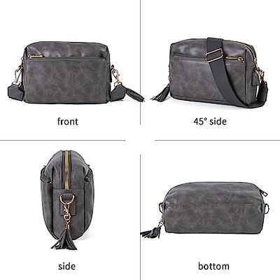 Vintage Style Sling Bag, Geometric Strap Crossbody Bag, Women's Small Pu  Leather Chest Purse - Temu