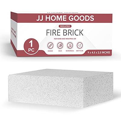 JJ CARE Fire Brick - [9 x 4.5 x 2.5] - Insulating 2700°F Fire Bricks for