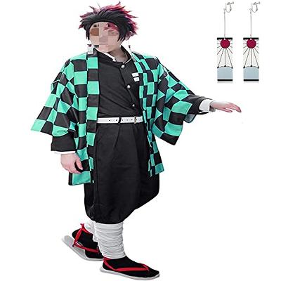 Buyoem Tanjiro Cosplay Costumes Adult Anime Kimono Halloween