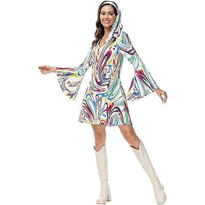 Disco Outfit Women 70s Costume Plus Size Disco Halloween Costumes for Women  Purple M - Yahoo Shopping