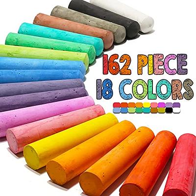 Chalk City Sidewalk Chalk, Jumbo Chalk, Non-Toxic, Washable, Art