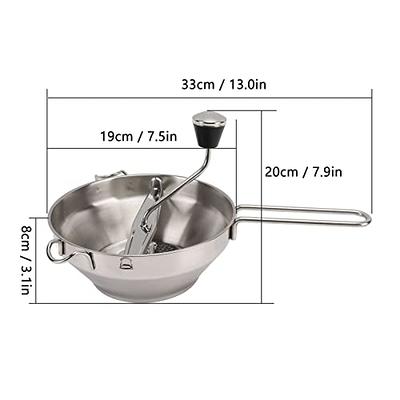 1pc, Stainless Steel Food Mill, Potato Masher, Masher For