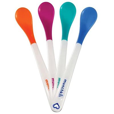 Baby Spoons - Silicone Baby Spoon For Self Feeding - First Stage Baby  Feeding Spoon Set Gum Friendly - BPA Free4-Pack 