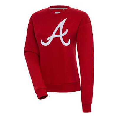 Boston Red Sox Antigua Flier Bunker Pullover Sweatshirt - Navy