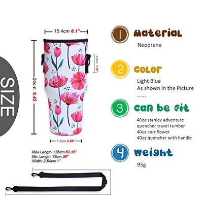 Tumbler Carrier, 20 oz and 40 oz, Sublimation Neoprene