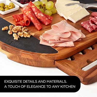 Personalized Charcuterie Board Set 19pcs Cheese Board and Knife