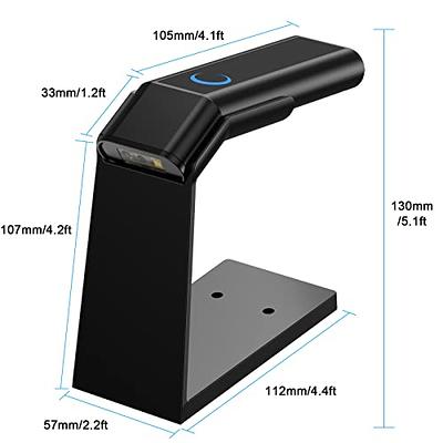 2D Barcode Scanner with Stand, Compatible with Bluetooth & 2.4G Wireless &  Wired Code Scanner, USB Image Bar Code Reader for Laptops, Computers,  Cashier,iPhone iPad Android - Yahoo Shopping