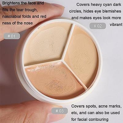 Waterproof Professional Color Corrector for Dark Circles Red Marks  Scars,Longwear&Easy to Apply. Colors Correcting Concealer Palette&Creamy Concealer  Palette 