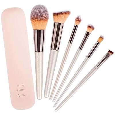 EasYoung Travel Makeup Brush Pouch Sets, 1PCS Magnetic Anti-Fall Out  Silicone Portable Cosmetic Brushes Holder + 6PCS Makeup Brushes - Yahoo  Shopping