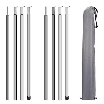 Toddmomy 4 Sets Umbrella Base Bracket Camping tarp Deck Awning Outdoor  Accessories Tent Stakes for Sand Tent Pole Camping Tent Rod Holder Awning  Rod Fixing Tube Reinforced Canopy Support - Yahoo Shopping