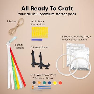KeaBabies Fond Inkless Baby Handprint and Footprint Kit for Newborn Boys & Girls, Dog Paw Print Kit, Baby Gift - White/Gold