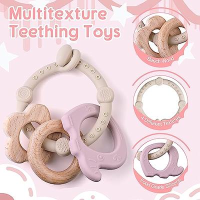 1 Pc Baby Teething Ring Water Filled Teether Chewing Toy BPA Free Soothing  Gums