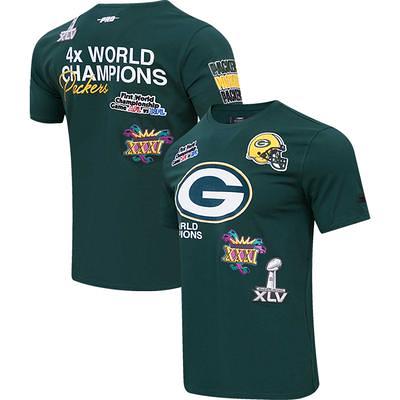 Men's '47 Green Green Bay Packers Rocker Vintage Tubular T-Shirt