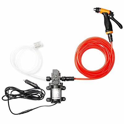 High Pressure Car Washing Machine Kit 12V Electric Pump + Wash Sprayer 2  Modes + Power Cable + Hoses for car washing