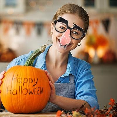  NUOBESTY Joke Glasses,Halloween Funny Glasses Male Female Eye  Glasses Crazy Funny Patterned Eyeglasses Fancy Party Eyewear Dress up Photo  Props for Kids & Adults Great Halloween Party Favor 8 Pcs 