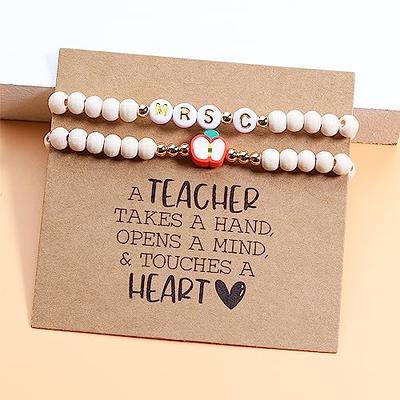Personalised Teacher 'It Takes A Big Heart' Bracelet - Ellie Ellie