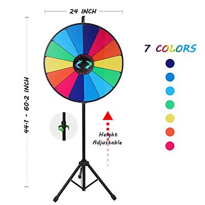 WinSpin Prize Wheel w/ Floor Stand Spinning Wheel 24 – The