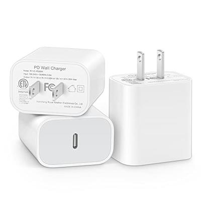 USB C Charger, Anker 2-Pack Fast Charger with Foldable Plug, PowerPort III  20W Cube Charger for iPhone 15/15 Plus/15 Pro/15 Pro Max/14, Galaxy, Pixel