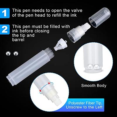 4Pcs Empty Refillable Paint Pen Empty Paint Marker Refillable Paint Markers  Empty Graffiti Markers