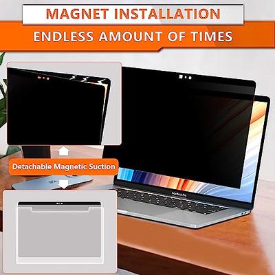  Privacy Screen Macbook Pro 13 Inch(2016-2022, M1, M2)/Macbook  Air 13 In(2018-2021, M1), Magnetic Removable Anti Blue Light Glare Filter  Privacy Screen Protector With Camera Cover for Mac 13In Laptop : Electronics