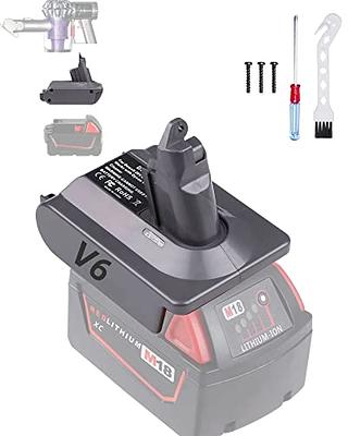 JJXNDO V6 Adapter for Black+Decker 36V/40V Li-ion Battery to for Dyson V6  Battery, Work for Dyson V6 Vacuum Cleaner  Absolute/Motohead/Animal/Mattress/DC61 DC62 SV04 SV09 (Adapter Not Battery)  - Yahoo Shopping