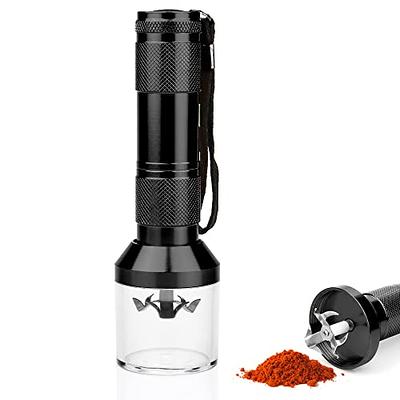 Rocyis USB Rechargeable Electric Salt and Pepper grinder Set-gravity  Automatic Spice Mill wLED Light, Adjustable coarseness, One