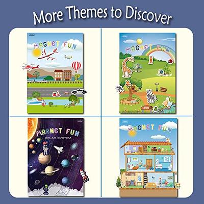 QIFUN Magnetic Drawing Board for Toddlers 1-3, Magnetic Toys with Magnetic  Beads Pen Kids Toys, Kids Travel Toys Toddler Toys Age 2-4 Stocking
