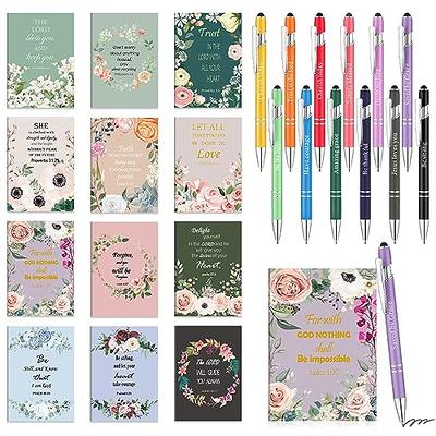 Ireer 24 Pcs Christian Gifts Set Bulk Bible Verse Pens Christian Spiral  Notepads Christian Scripture Ballpoint Pens Bible Quote Cute Religious Mini  Memo Note Pads Gifts for Office Supplies (Bible) - Yahoo Shopping