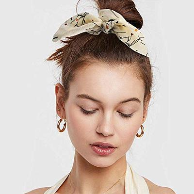 Velvet Ribbon Hair Tie For Women With High Elasticity Bow - Temu