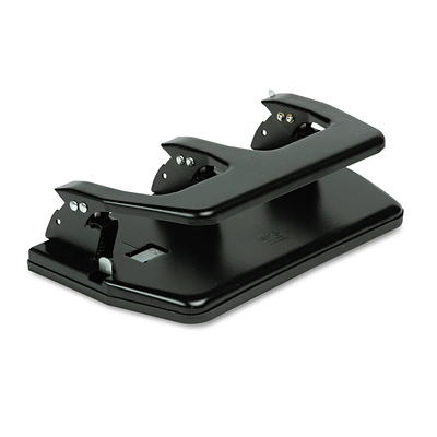 Quill Brand® 2- or 3-Hole Punch, 10 Sheet Capacity, Black (24564-QCC)