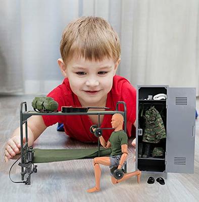 Click N' Play Army Action Figures and Military Playset with a Base