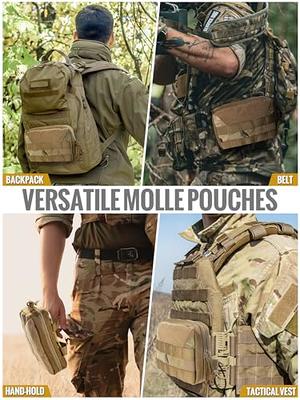OneTigris MOLLE Pouch, Tactical Admin Pouch Belt EDC Tool Organizer  Zippered Utility Waist Pack 8 x 5 x 2.5 - Yahoo Shopping