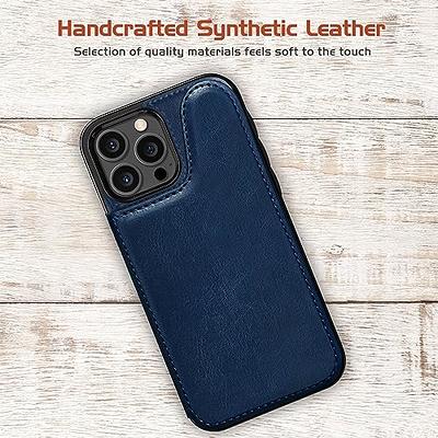 LOHASIC for iPhone 12 Pro Max Wallet Case, 5 Card Holder Leather