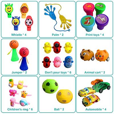  Party Favor for Kids, Claw Machine Prizes Toys Refill, Easter  Egg Fillers Basket Stuffers, Small Toy for Birthday Gift Goodie Bags,  Treasure Chest Toys Pinata Filler for Boys Girls 3 4