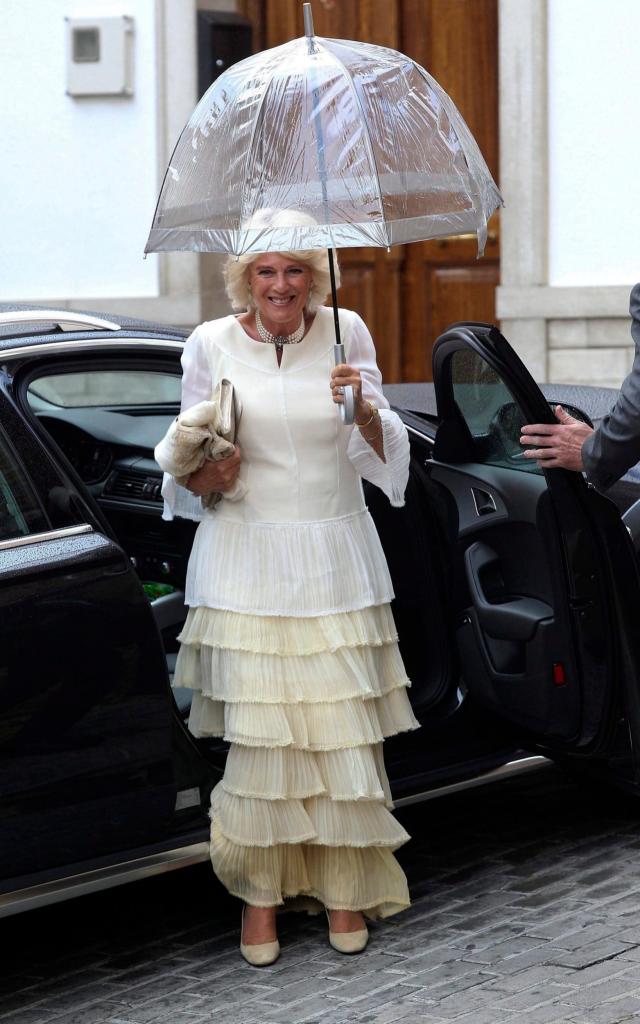 Camilla, the Duchess of Cornwall, was one of a number of high profile guests at the couple's wedding in May 2016 - Credit: EPA/DANIEL PEREZ