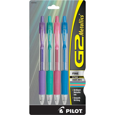  WRITECH Retractable Gel Ink Pens: Low Center of Gravity 0.7mm  Medium Point Multicolor for Journaling Silent Click Smooth Writing No Smear  Pen with Refills Up Gel Flash 3ct Black Blue Purple 