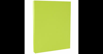 Color Card Stock Paper, Bright Yellow, 65lb. 8.5 X 11 Inches - 50