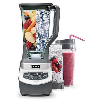 Ninja BL660 Professional Compact Smoothie & Food Processing Blender,  1100-Watts, 3 Functions -for Frozen Drinks, Smoothies, Sauces, & More, 72-oz.*  Pitcher, (2) 16-oz. To-Go Cups & Spout Lids, Gray - Yahoo Shopping