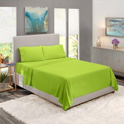 Wayfair Basics 1800 Series Microfiber / Polyester Sheet Set Wayfair Basics Color: White, Size: King