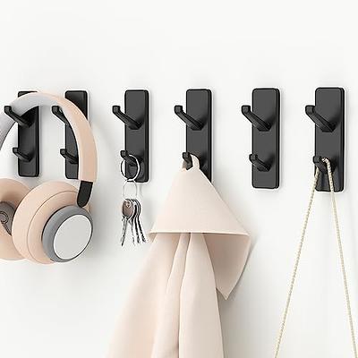 12 Pack Self Adhesive Hooks,Heavy Duty Stick On Wall and Door Hooks for  Hanging,Bathroom Tower Hooks and Kitchen Hallway Sticky Black Hooks,Coat  Hooks Robe Hook Wall Mounted,Stainless Rustproof - Yahoo Shopping