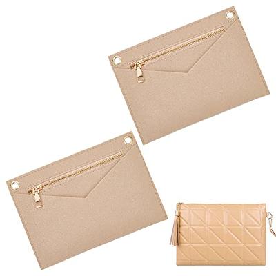 WADORN 1 Set Purse Organizer Insert Conversion Kit with Gold Chain