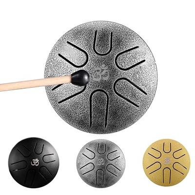 Buddha Stones Mini Steel Tongue Drum, Mini Handpan Drum, Worry