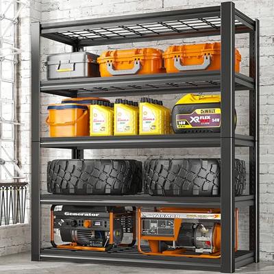 REIBII 72''H Garage Shelving Heavy Duty Garage Storage Shelves 2000LBS Heavy  Duty Shelving Adjustable 5 Tier Metal Shelves for Storage Rack,Garage  Shelves Utility Shelf 3PC,72 H*35.5 W*16 D - Yahoo Shopping